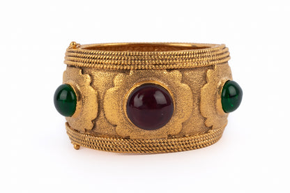 Bracelet byzantin Chanel 1980's