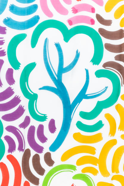 Paréo / foulard multicolore Hermès 