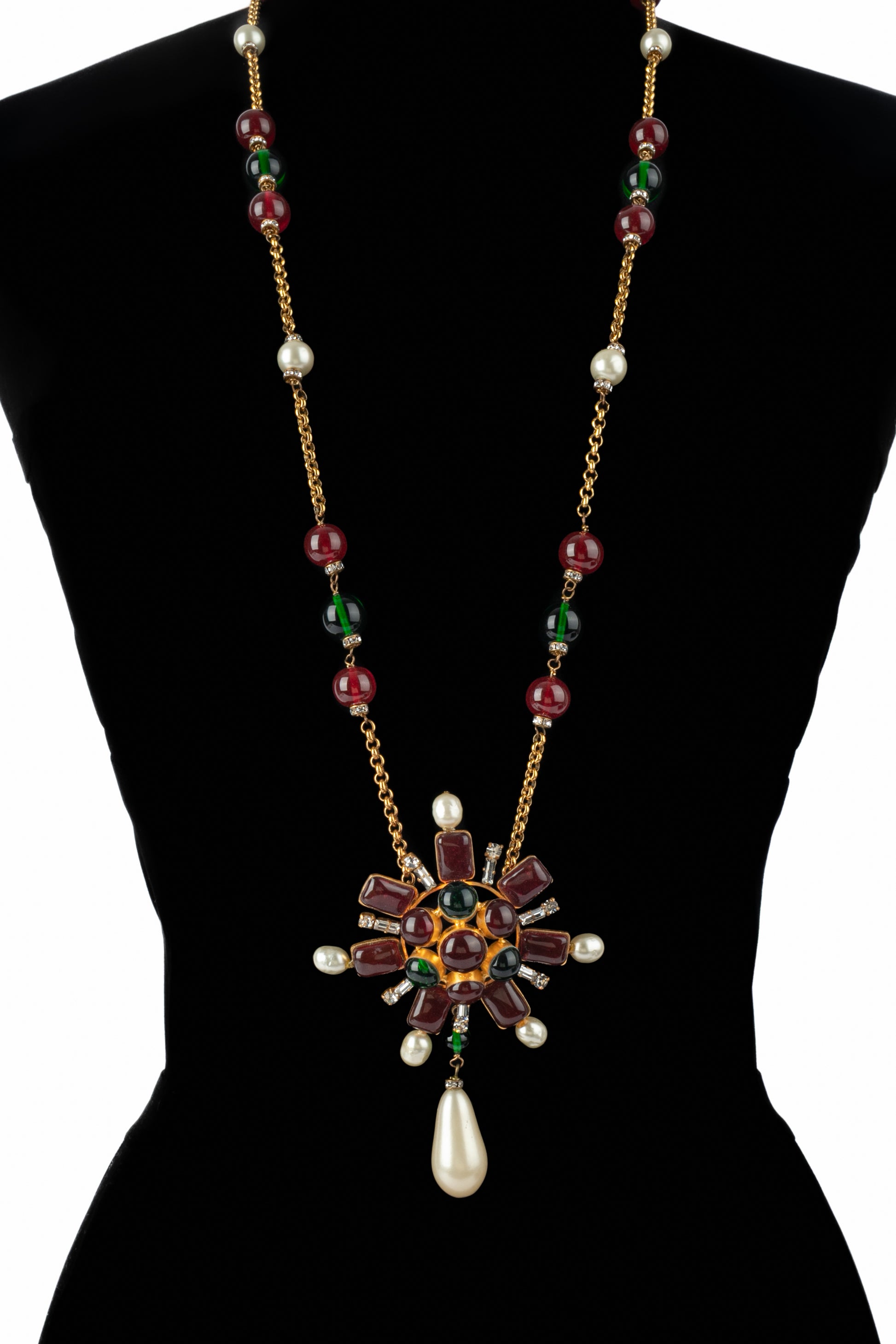 Collier pendentif Chanel Automne 1993