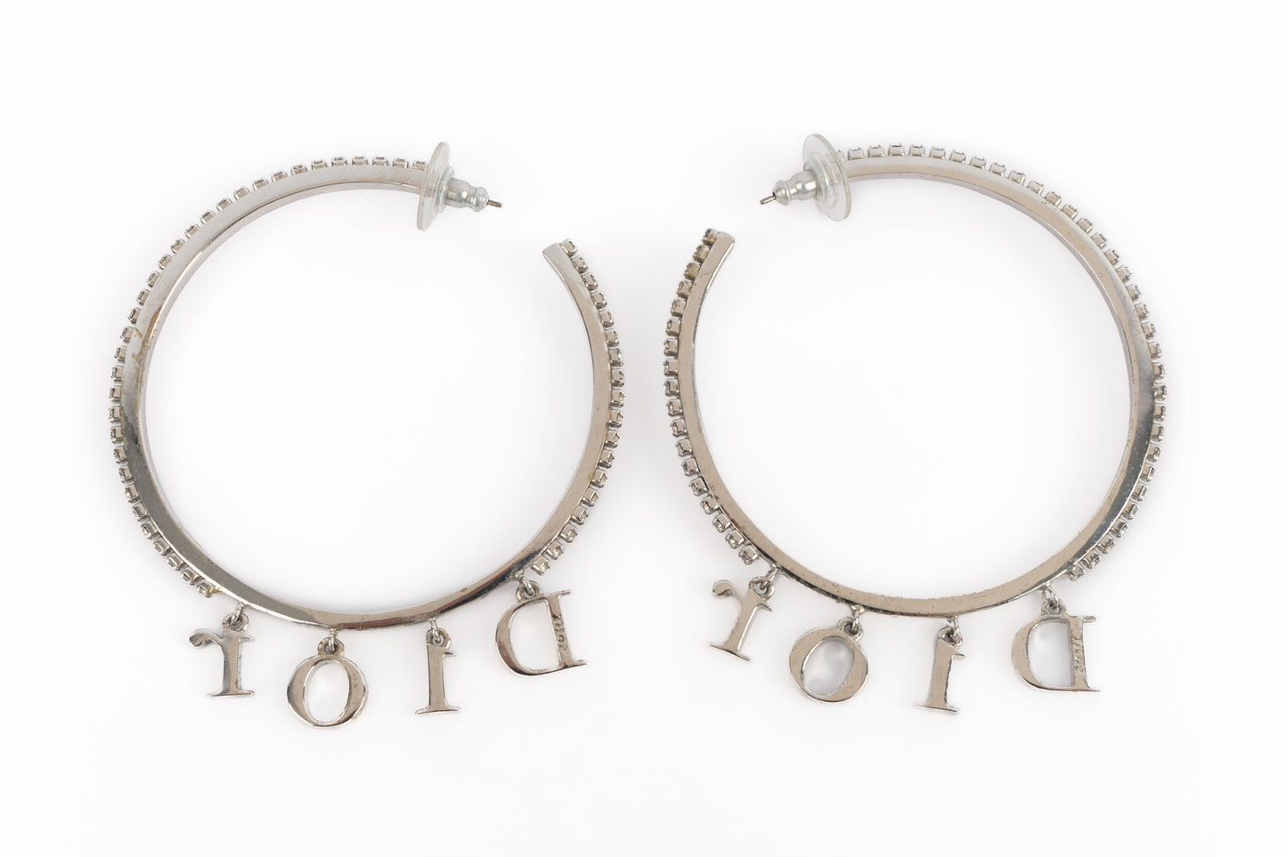 Boucles d'oreilles créoles Christian Dior 