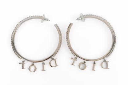 Boucles d'oreilles créoles Christian Dior 