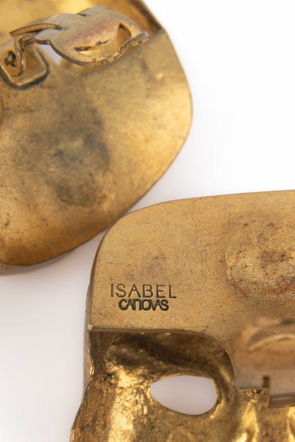 Boucles d'oreilles masques Isabel Canovas