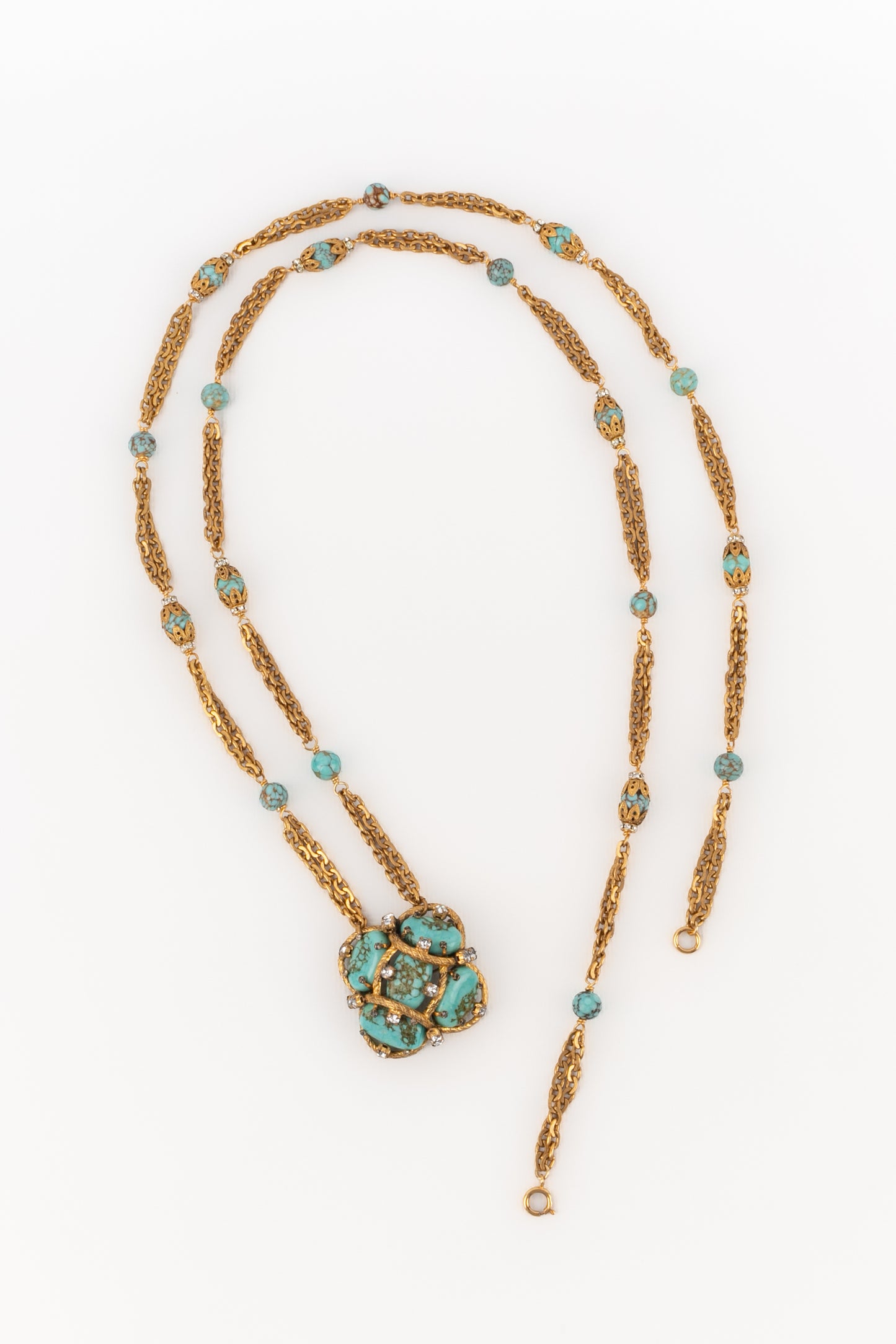 Collier turquoise Chanel Haute Couture