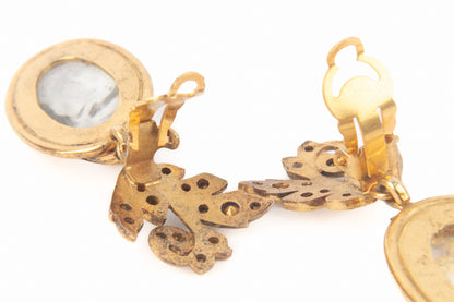 Boucles d'oreilles Gripoix 1980's