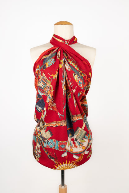 Étole "Les Danses des Indiens" Hermès