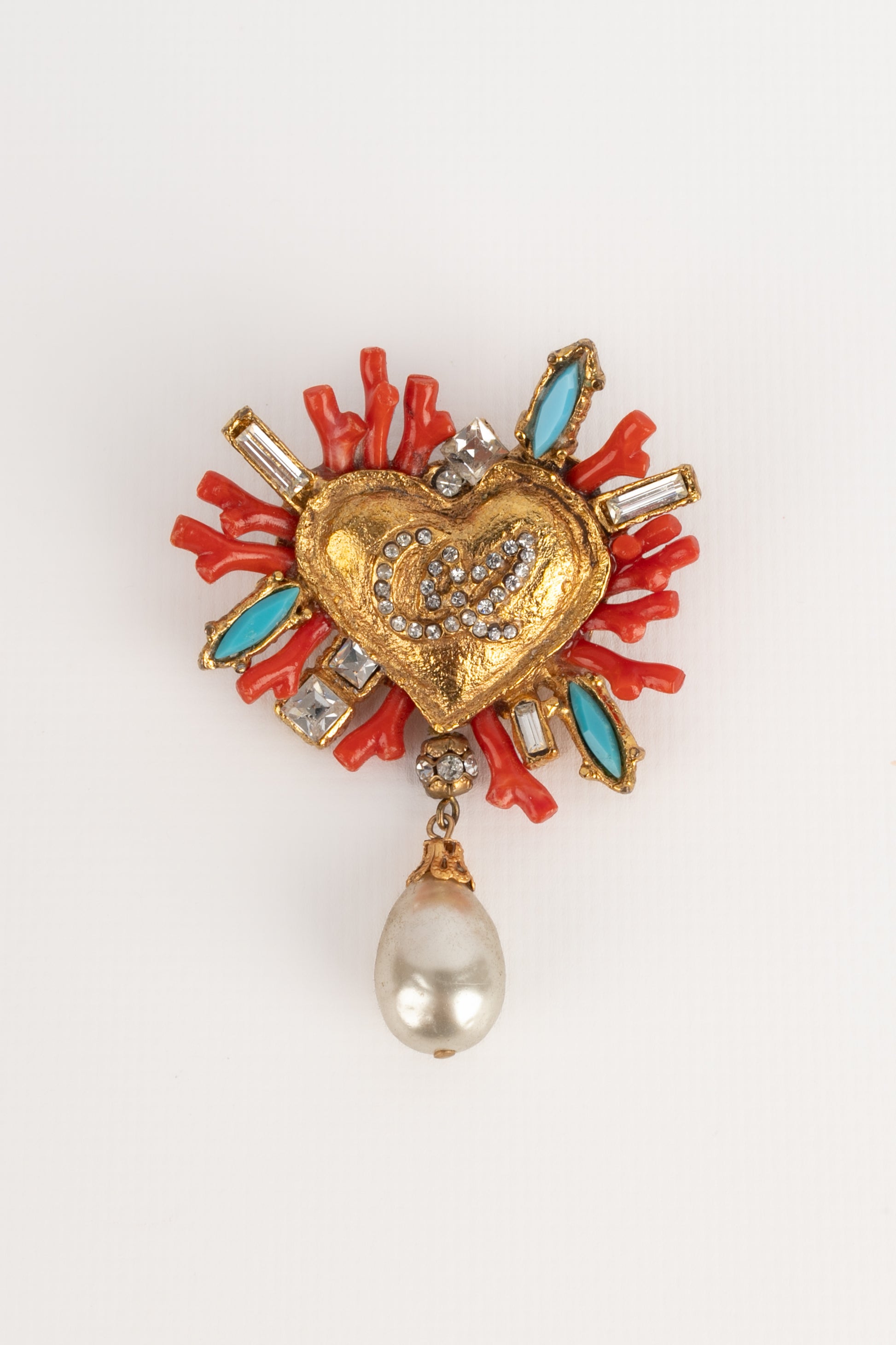 Broche coeur Christian Lacroix