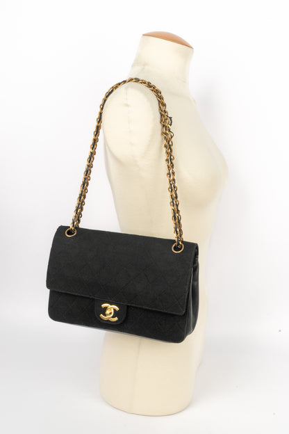 Sac classique en jersey Chanel 1970's