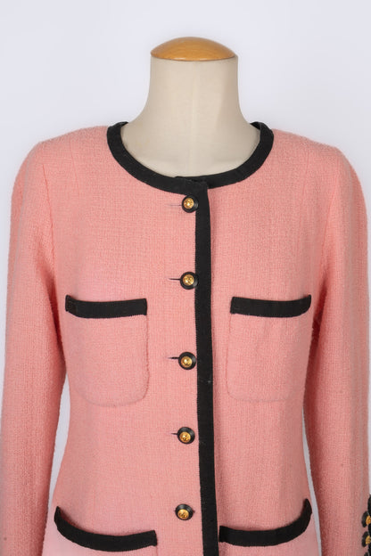 Veste en tweed rose Chanel 