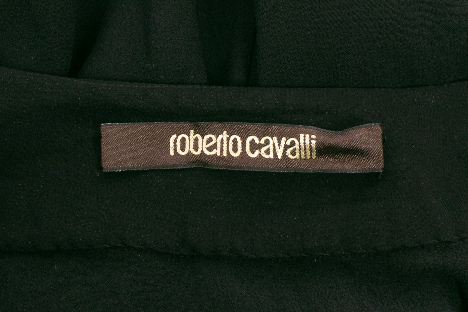 Robe en soie Roberto Cavalli