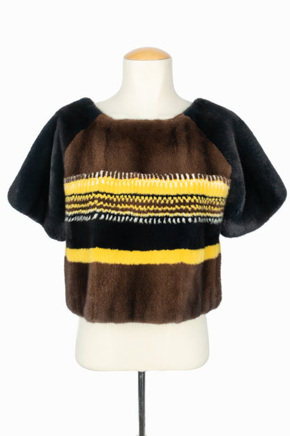 Haut en vison Christian Dior