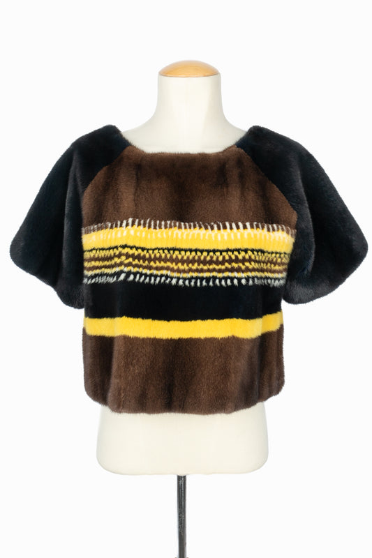 Haut en vison Christian Dior