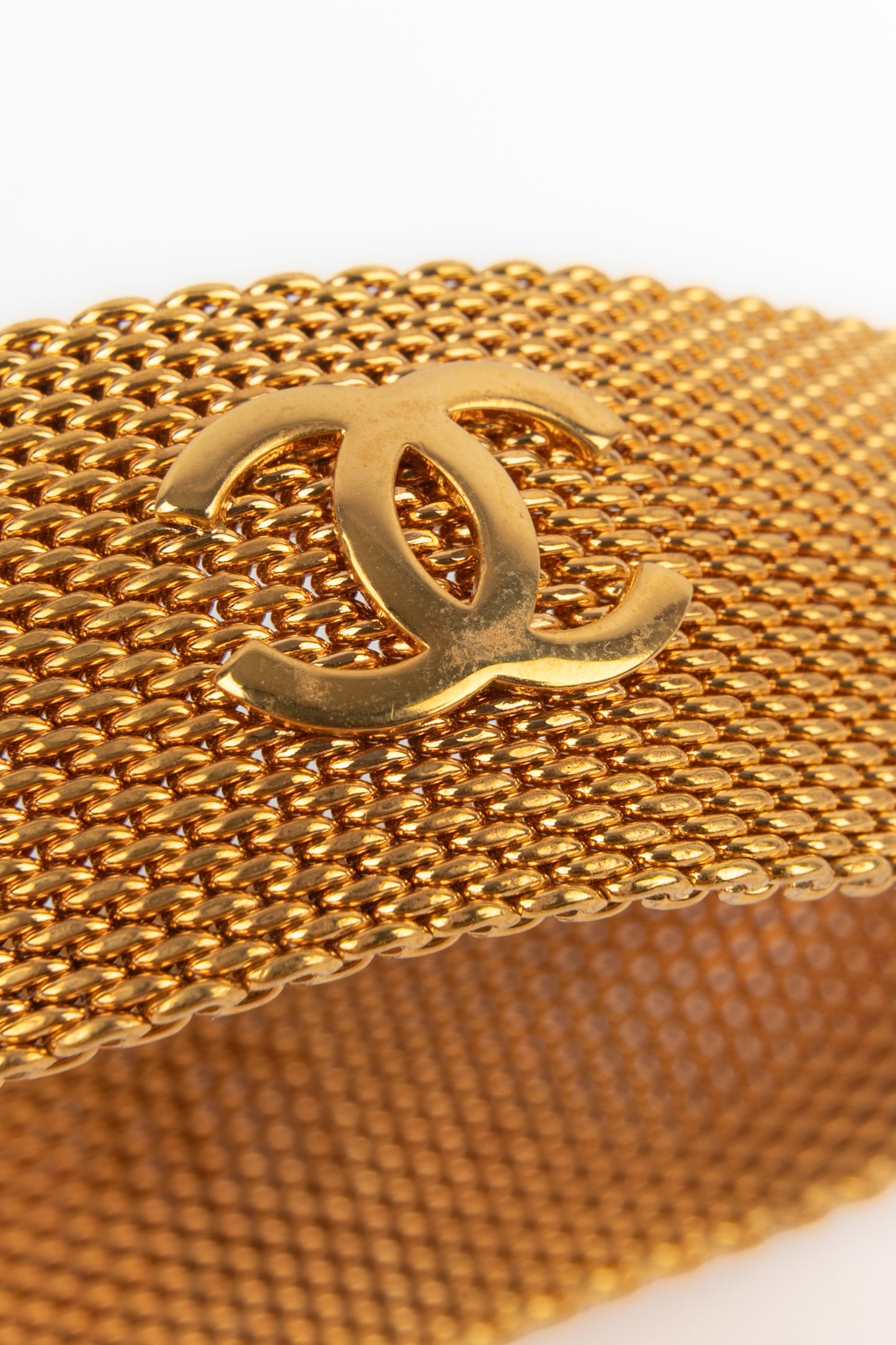 Bracelet doré Chanel 1996