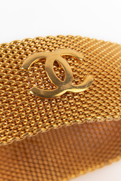 Bracelet doré Chanel 1996