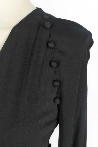 Longue robe noire Cavalli