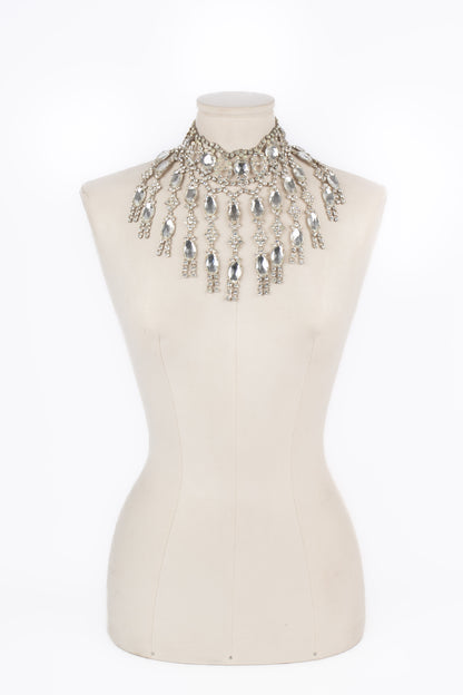 Collier strassé de théâtre