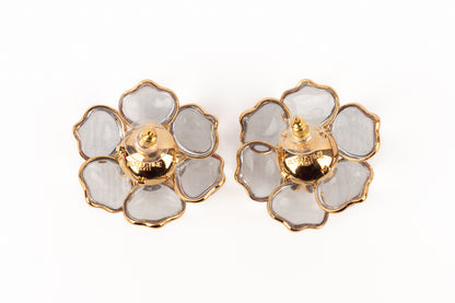 Boucles d'oreilles fleur Augustine