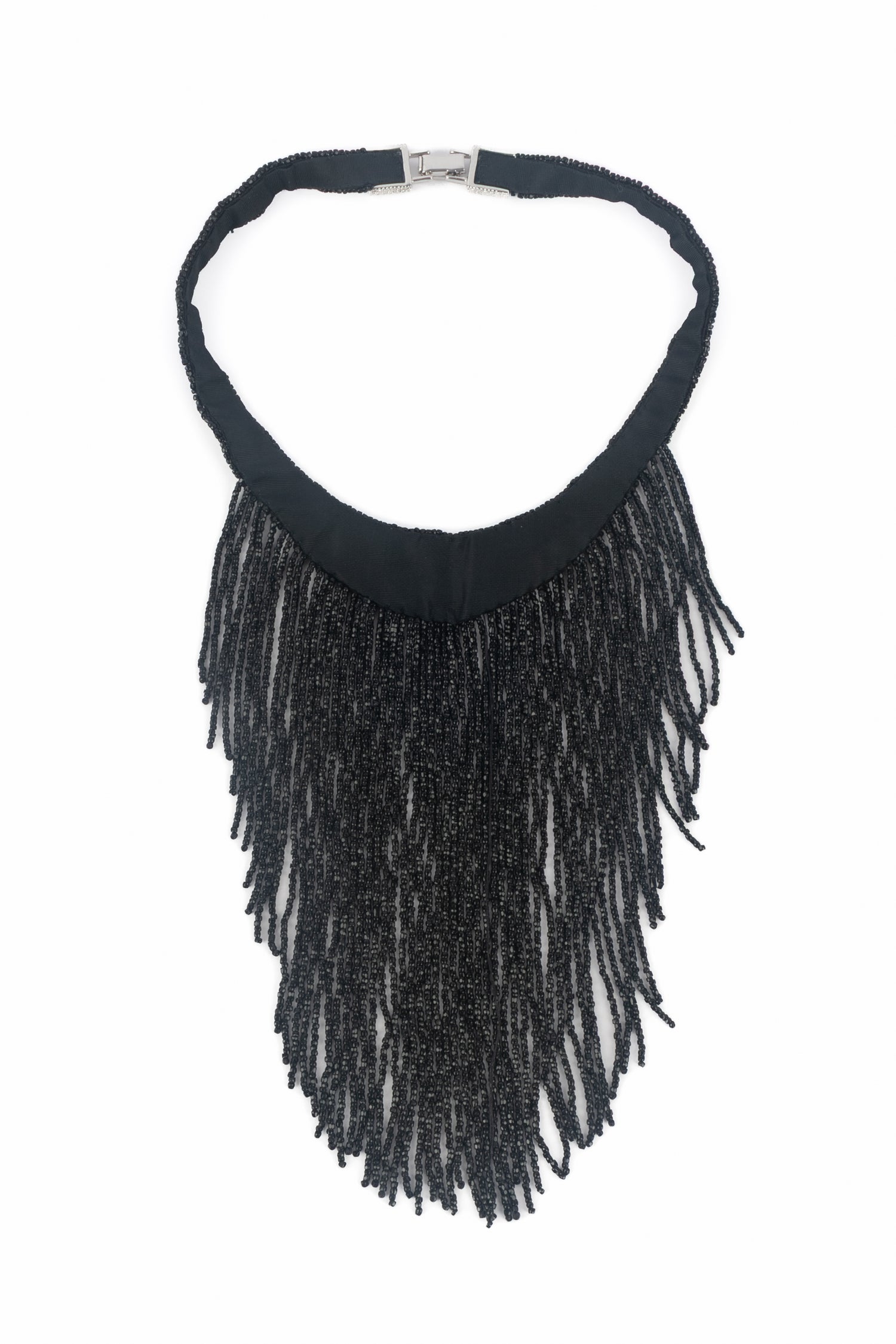 Collier de perles noires Dior 