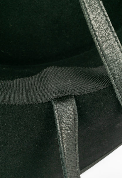 Chapeau noir Hermès