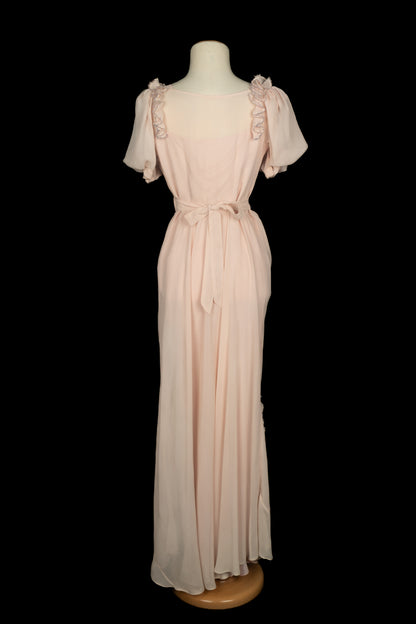 Robe rose 1940's