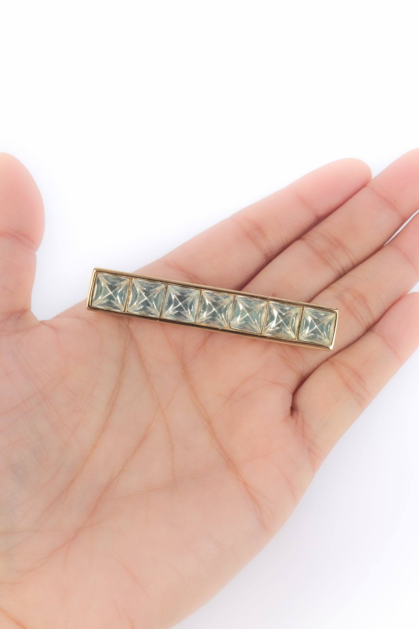 Broche rectangulaire Christian Dior 