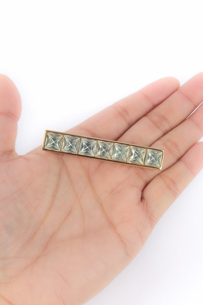 Broche rectangulaire Christian Dior 