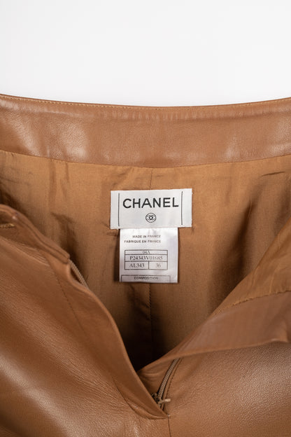 Pantalon cuir Chanel 2004