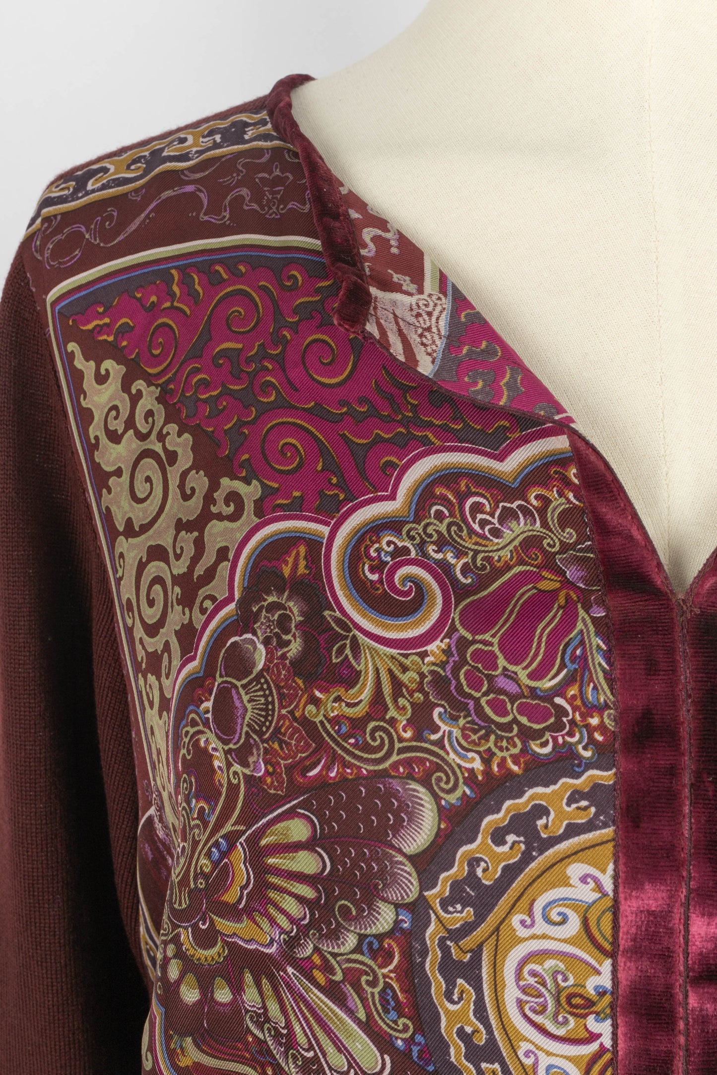 Haut en maille et soie Etro