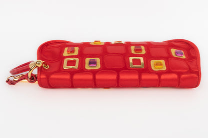 Sac pochette en satin Dior 