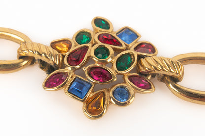 Collier strass Yves Saint Laurent 