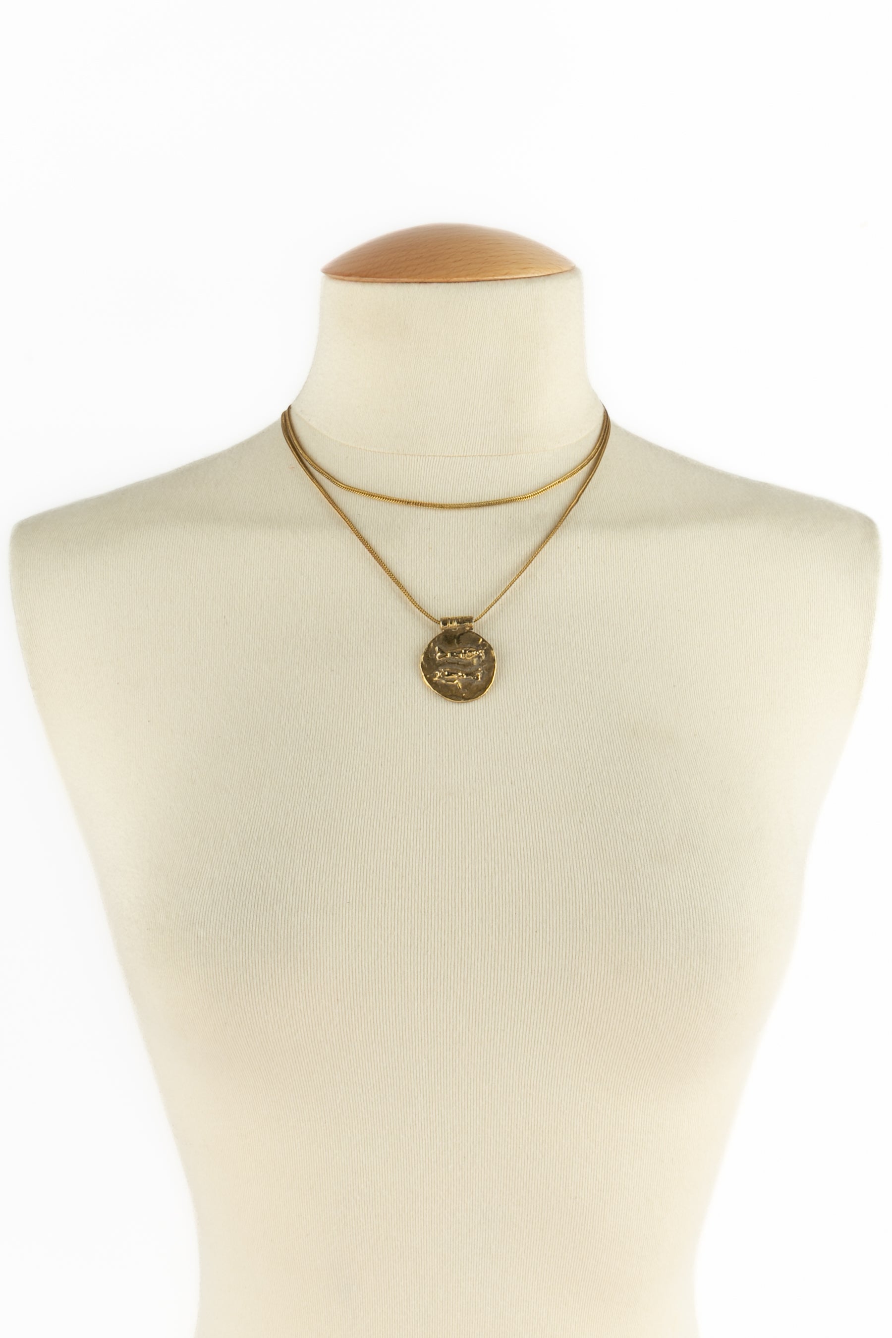 Collier "poissons" Chanel (attribué à)