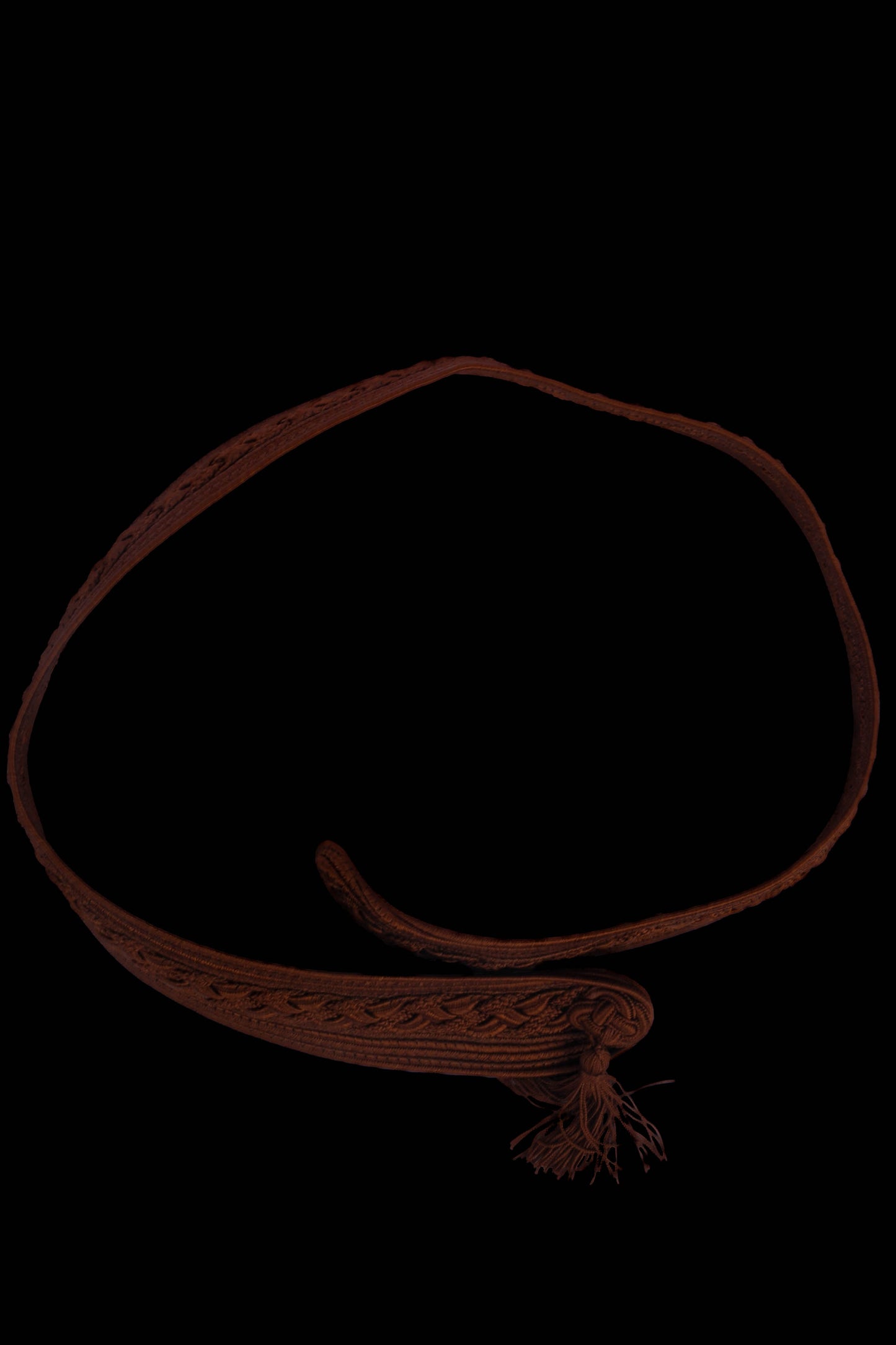 Ceinture en passementerie Yves Saint Laurent (Attribuée à)