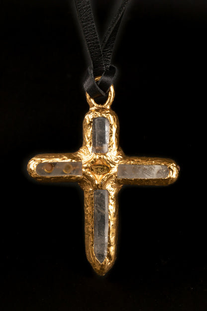 Collier croix Chanel 1993