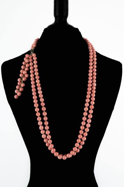 Collier de perles roses Chanel 2001