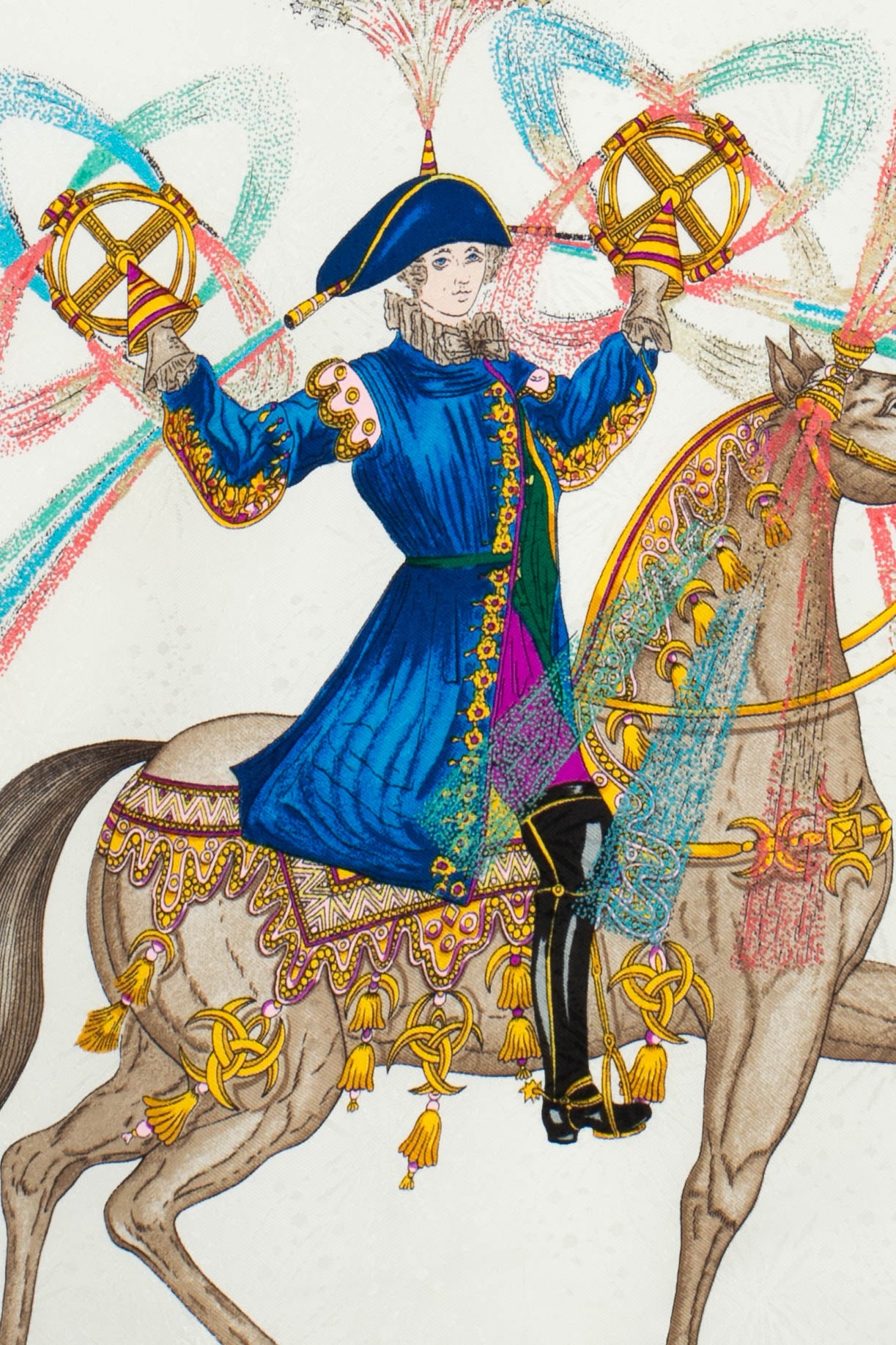 Foulard / carré "Feux d'artifice" Hermès