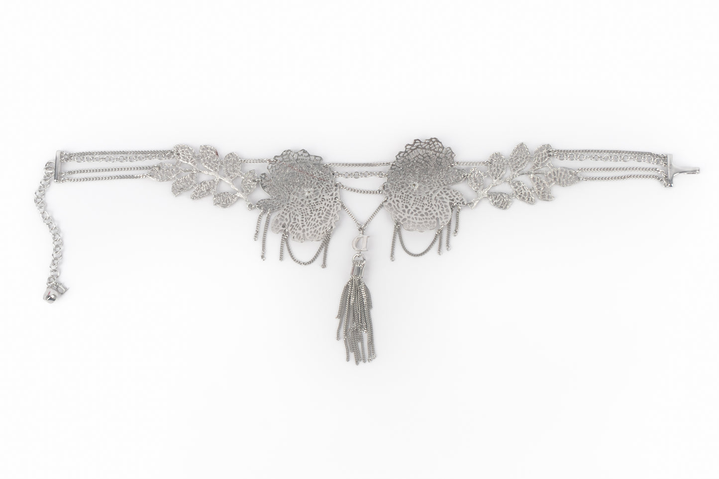 Collier argenté Dior