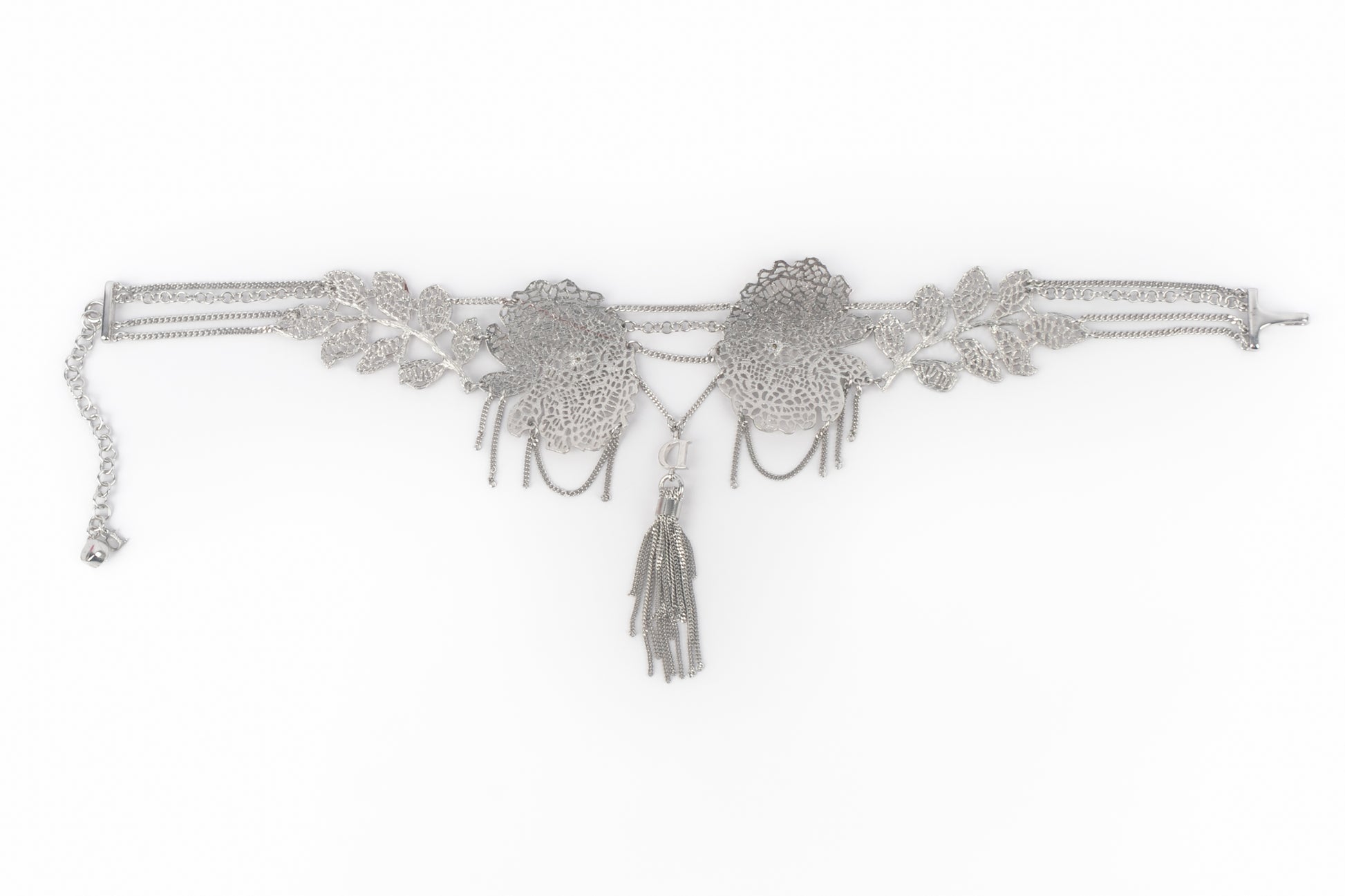 Collier argenté Dior