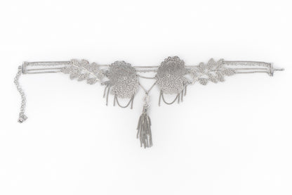 Collier argenté Dior