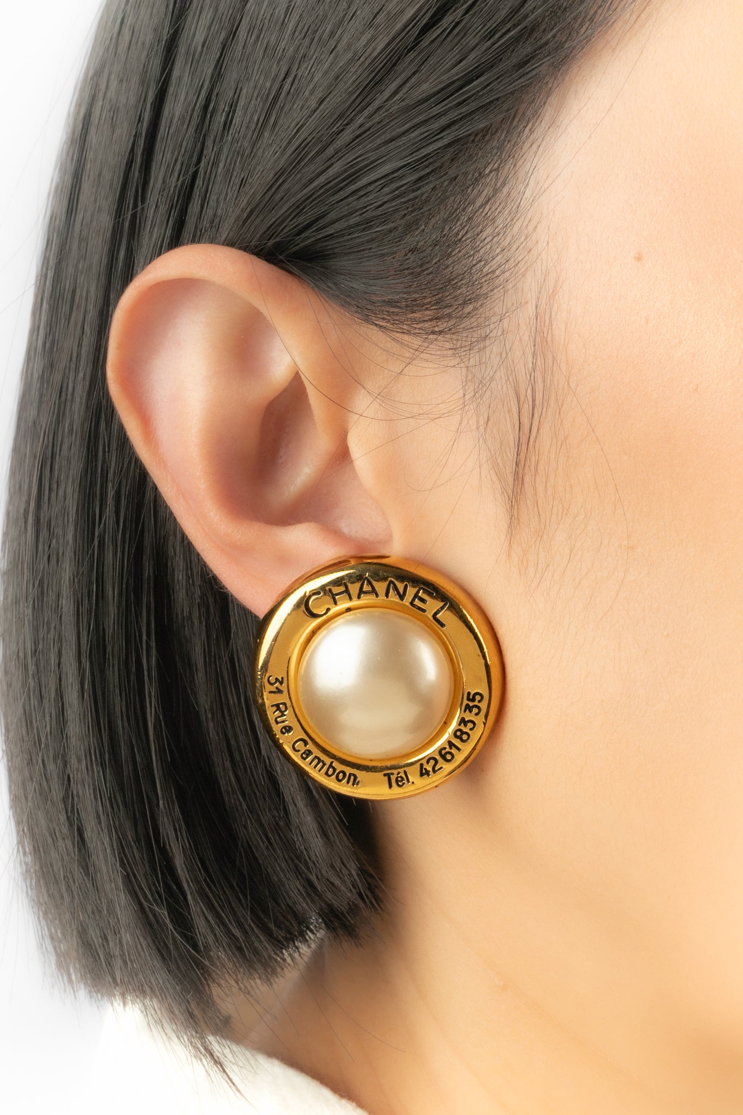 Boucles d'oreilles Chanel 1989's