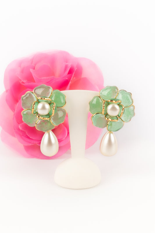 Boucles d'oreilles fleurs Augustine