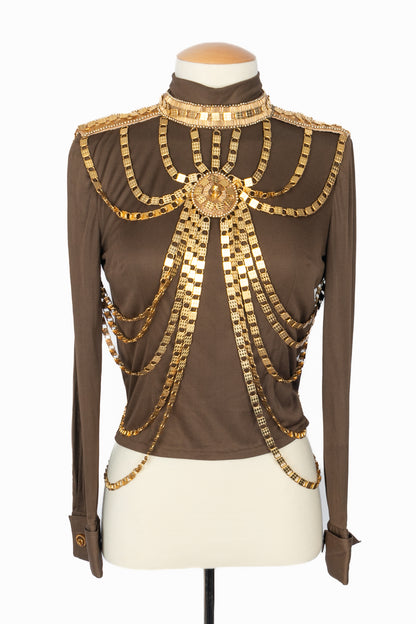 Haut en jersey Pierre Cardin 1960-1970