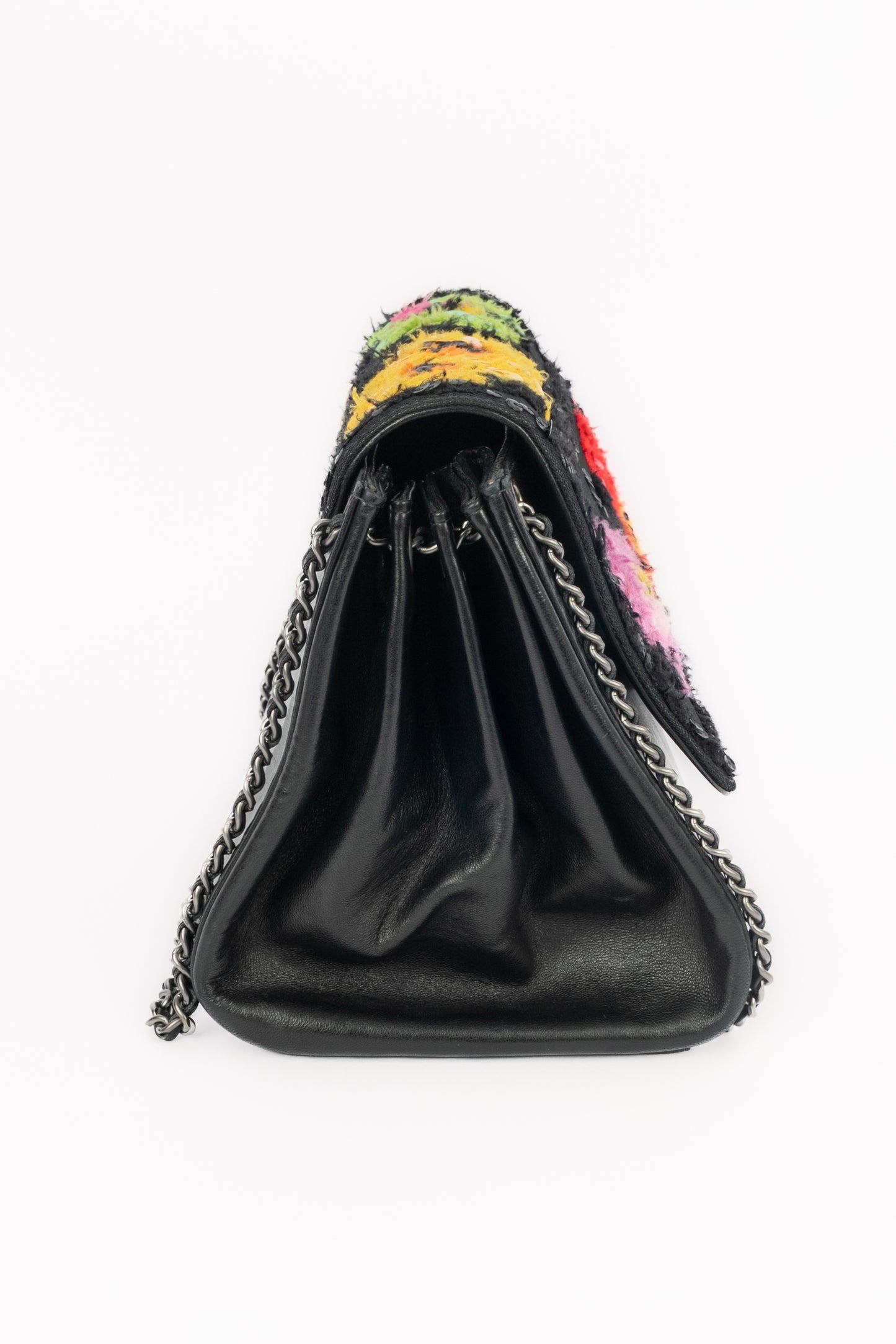 Sac en cuir brodé Chanel 2000