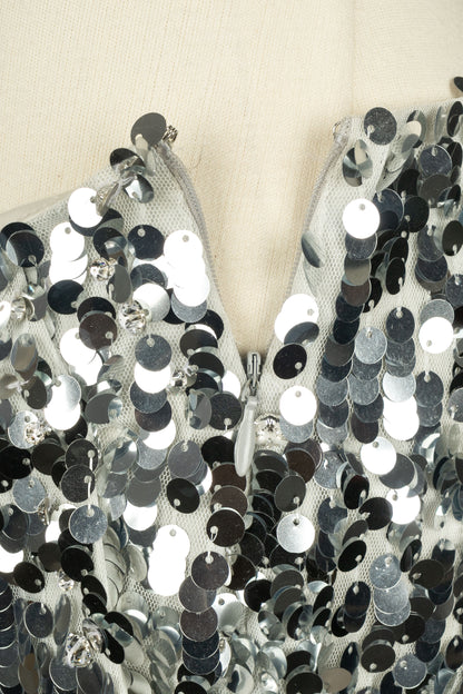 Pantalon à paillettes Azzaro 