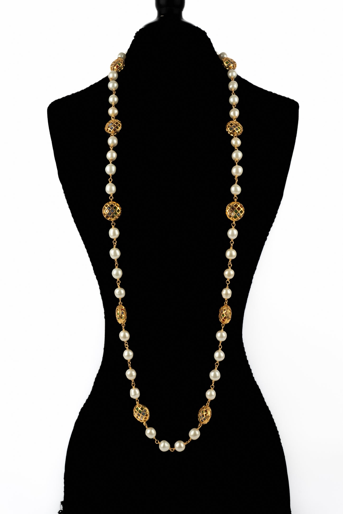 Collier de perles Chanel 1990's