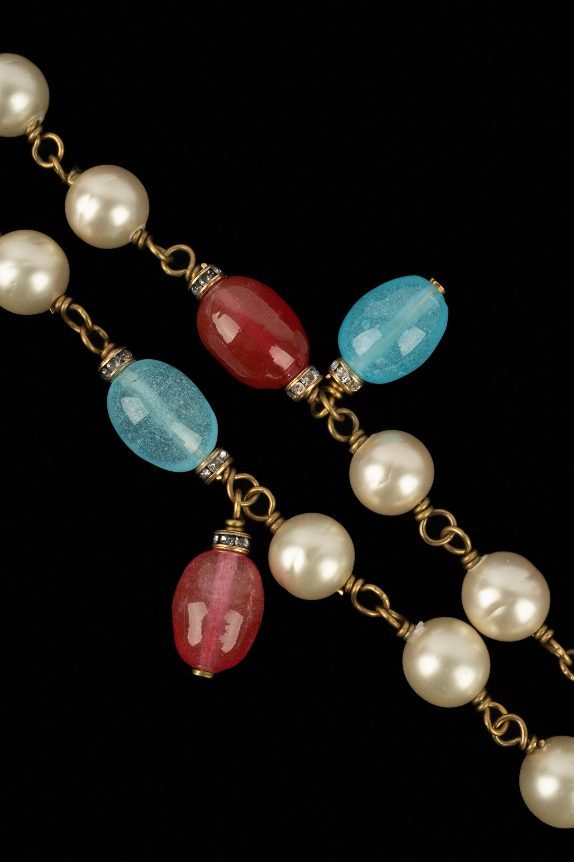 Collier de perles Chanel 1980's