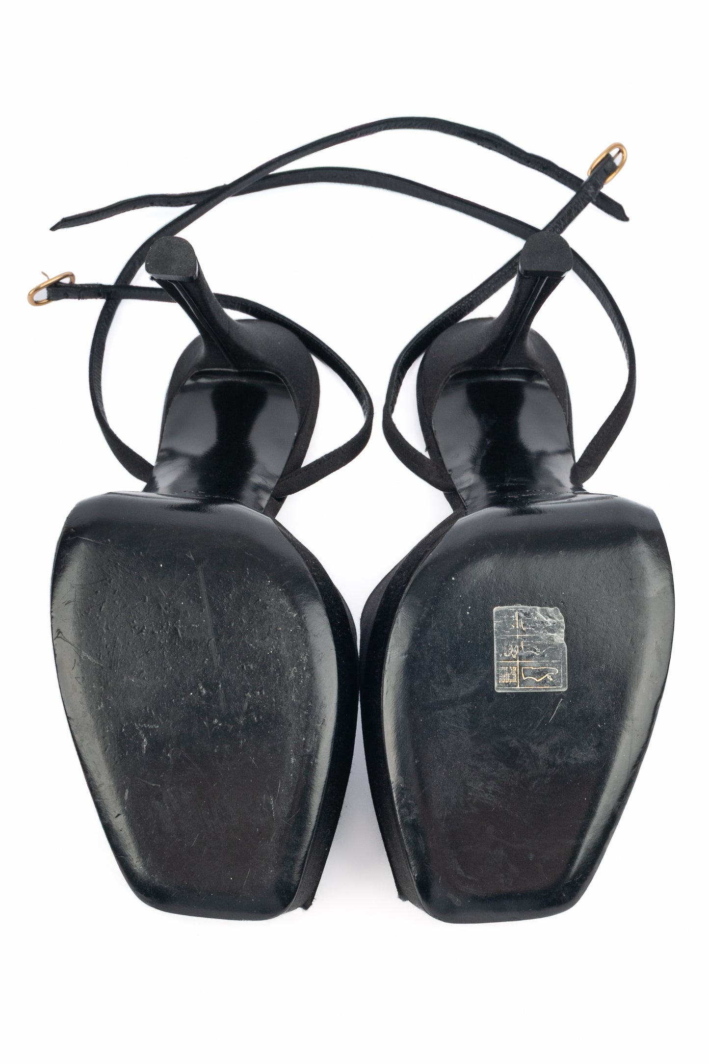 Escarpins en satin Saint Laurent