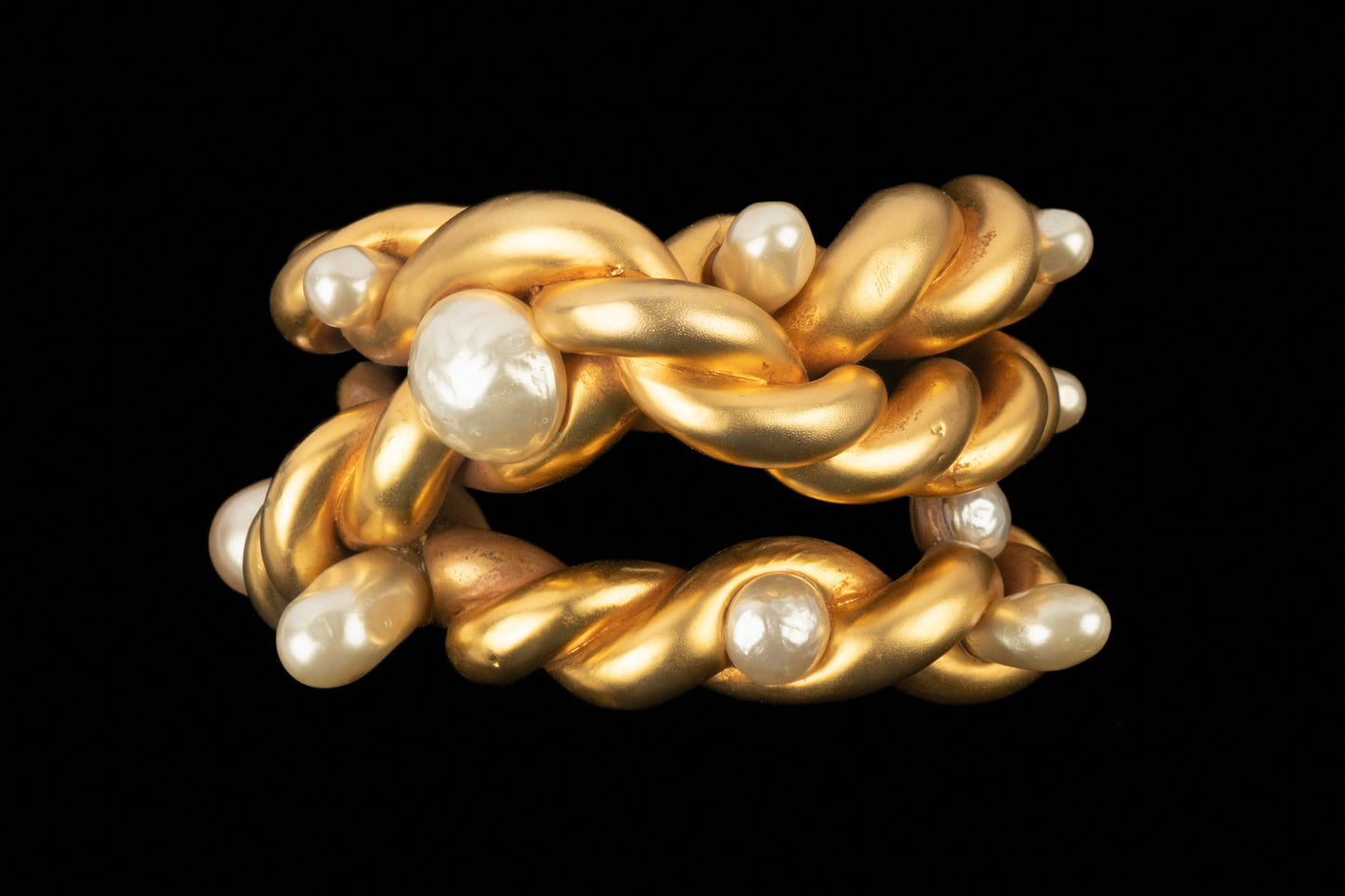 Bracelet manchette Chanel 1990