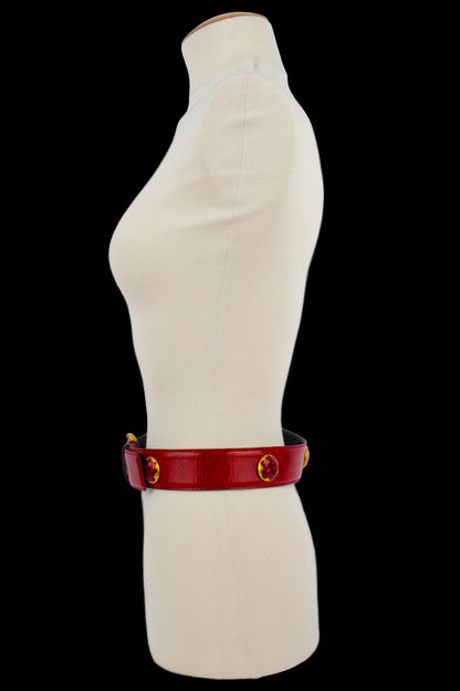 Ceinture en cuir Escada 1990's