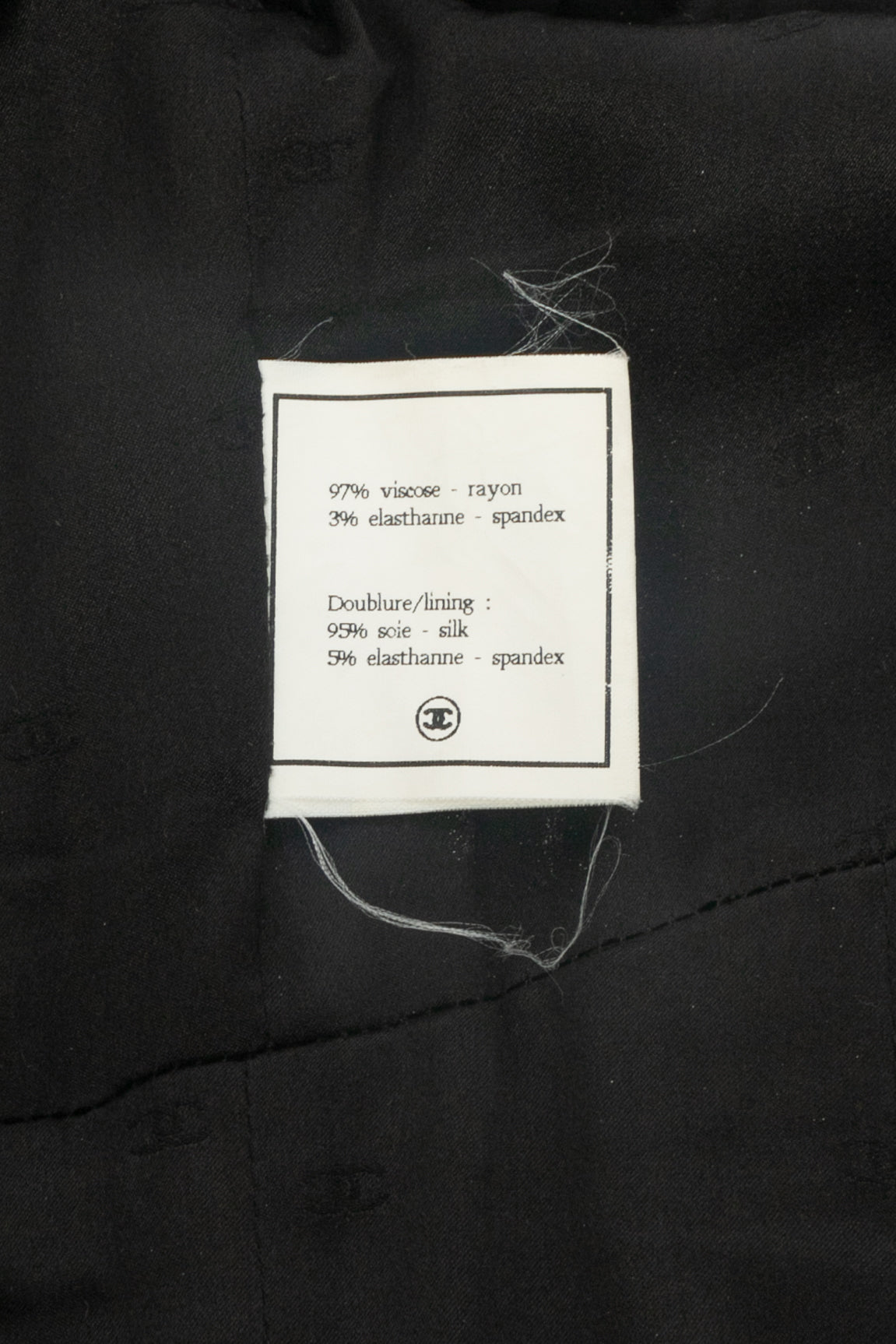 Combinaison en velours Chanel 1990's