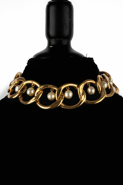 Collier court Chanel 1990's