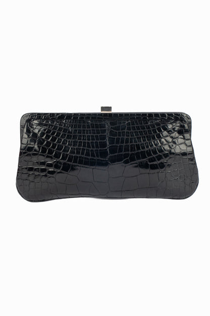 Pochette en crocodile Dior 